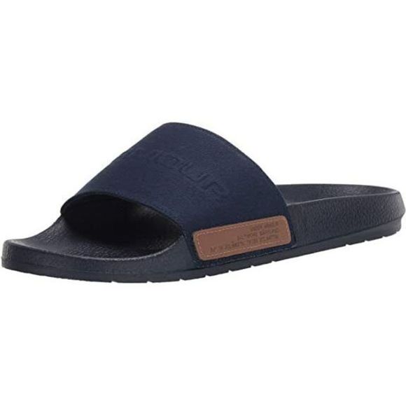 Under Armour 3022739 Mens Sz 6 Womens Sz 7.5 Blue Core Remix Canvas Slide Sandal - Picture 3 of 6
